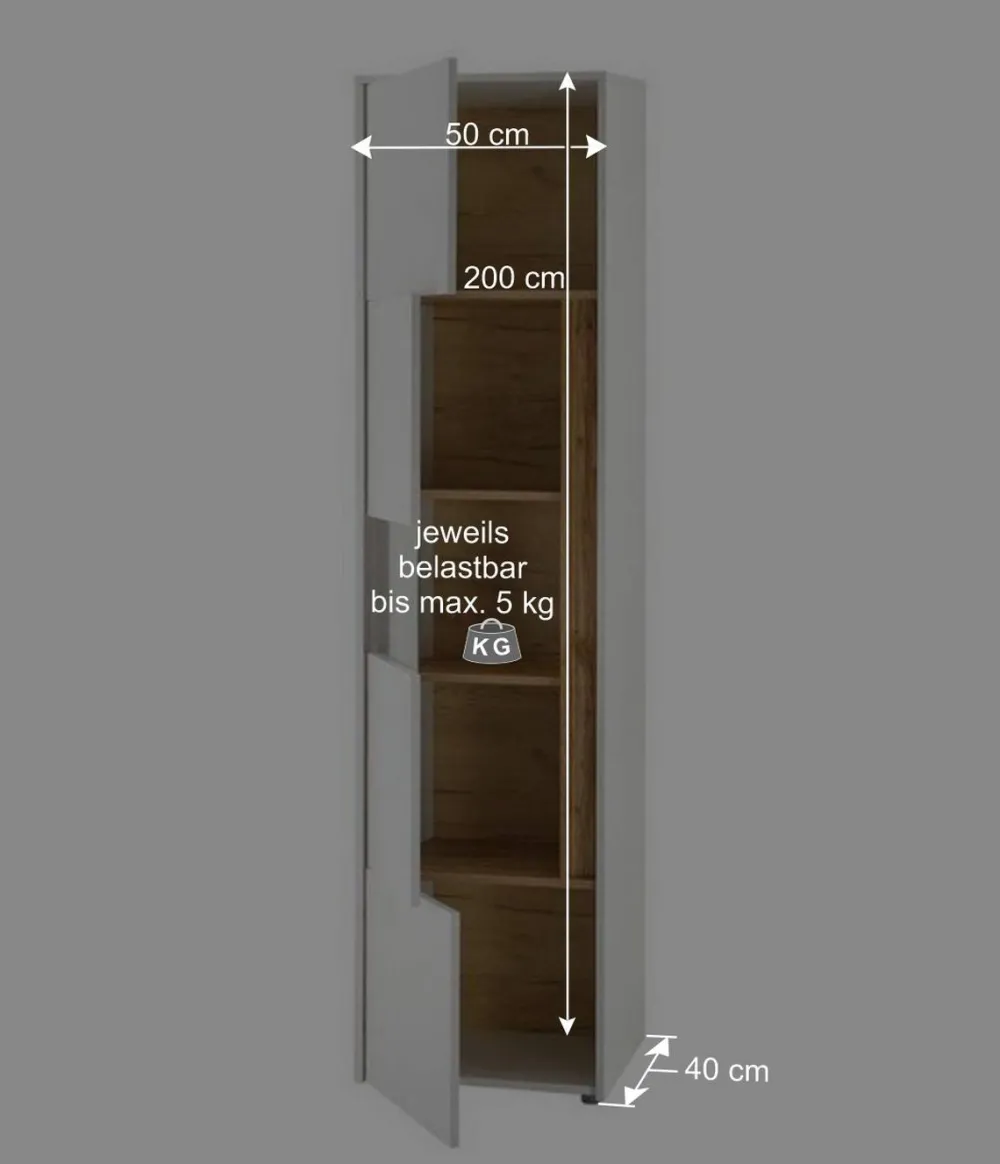 Wohnen Wohnzimmer Schränke & Regale Set - Nonessia (sechsteilig)