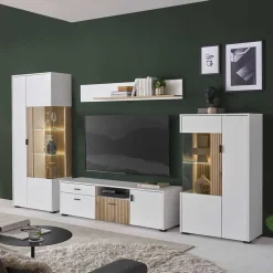 Wohnen Wohnzimmer Schränke & Regal Set - Nenaloro (vierteilig)