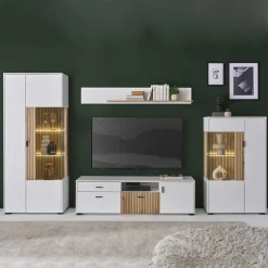 Wohnen Wohnzimmer Schränke & Regal Set - Nenaloro (vierteilig)