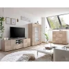 Wohnen Wohnzimmer Schränke in Eiche Sonoma - Bielvas (dreiteilig)