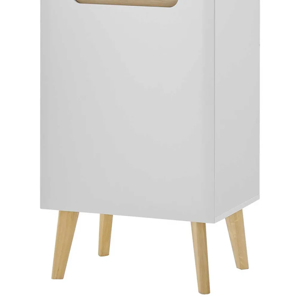 Wohnen Skandinavische Möbel|Wohnzimmerschränke*Wohnzimmer Schränke und Wandboard Set - Ginko (vierteilig)