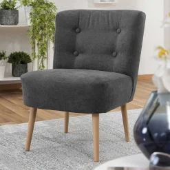 Wohnen Wohnzimmer Sessel in Anthrazit - Rionja