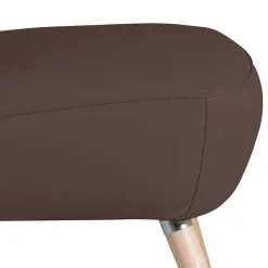 Wohnen Braune Möbel|Sessel & Hocker*Wohnzimmer Sessel in Braun Kunstleder - Hippa