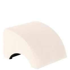 Wohnen Weiße Möbel|Braune Möbel*Wohnzimmer Sessel in Cremeweiß Samtvelours - Chalil