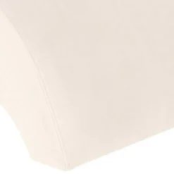 Wohnen Weiße Möbel|Braune Möbel*Wohnzimmer Sessel in Cremeweiß Samtvelours - Chalil