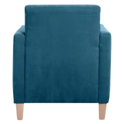 Wohnen Sessel & Hocker|Sessel*Wohnzimmer Sessel in Petrol Veloursbezug - Miragda