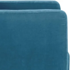 Wohnen Sessel & Hocker|Sessel*Wohnzimmer Sessel in Petrol Veloursbezug - Miragda