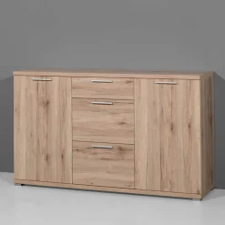 Wohnen Wohnzimmer Sideboard Endrew in Eiche Sanremo