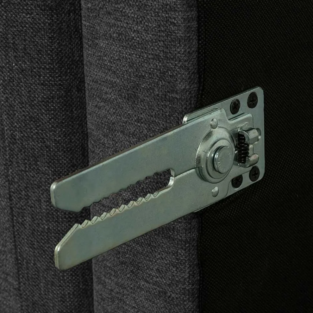 Wohnen Wohnzimmer Sitzhocker in Dunkelgrau - Marietta