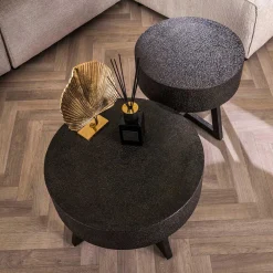 Wohnen Braune Möbel|Küchentische*Wohnzimmer Tisch in Schwarzbraun - Myranga