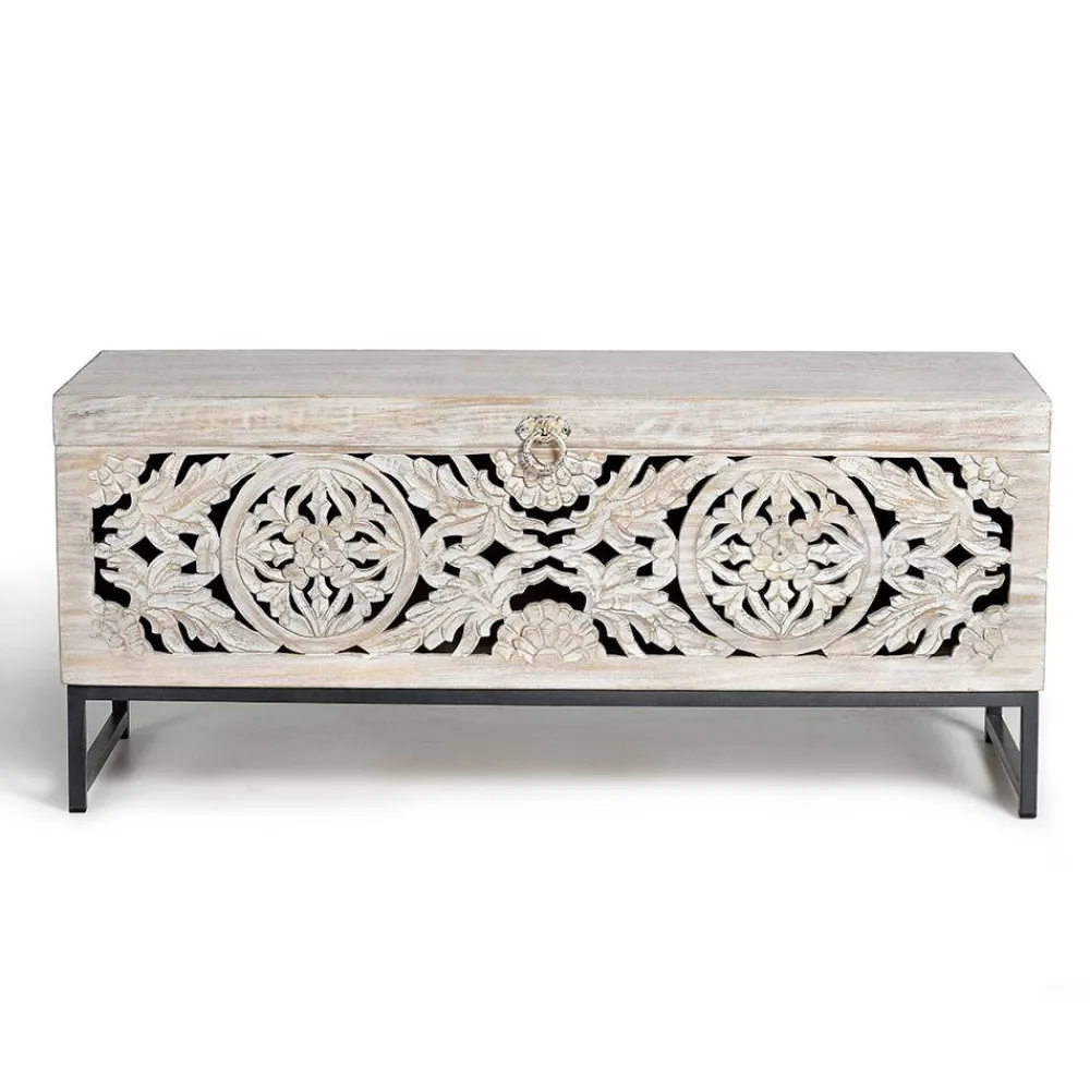 Wohnen Wohnzimmer Truhentisch im Vintage Look - Fudorus