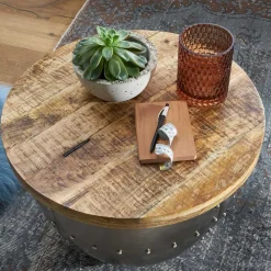 Wohnen Wohnzimmer Truhentisch im Industrial Design - Annimo