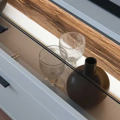 Wohnen Wohnwände|Wohnwand*Wohnzimmer TV Anbauwand 270 cm breit - Apulco (dreiteilig)