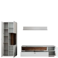 Wohnen Wohnwände|Wohnwand*Wohnzimmer TV Anbauwand 270 cm breit - Apulco (dreiteilig)