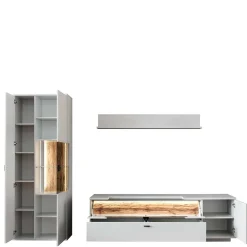 Wohnen Wohnwände|Wohnwand*Wohnzimmer TV Anbauwand 270 cm breit - Apulco (dreiteilig)