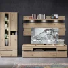 Wohnen Wohnzimmer TV Anbauwand in Wildeiche - Kuetra (dreiteilig)