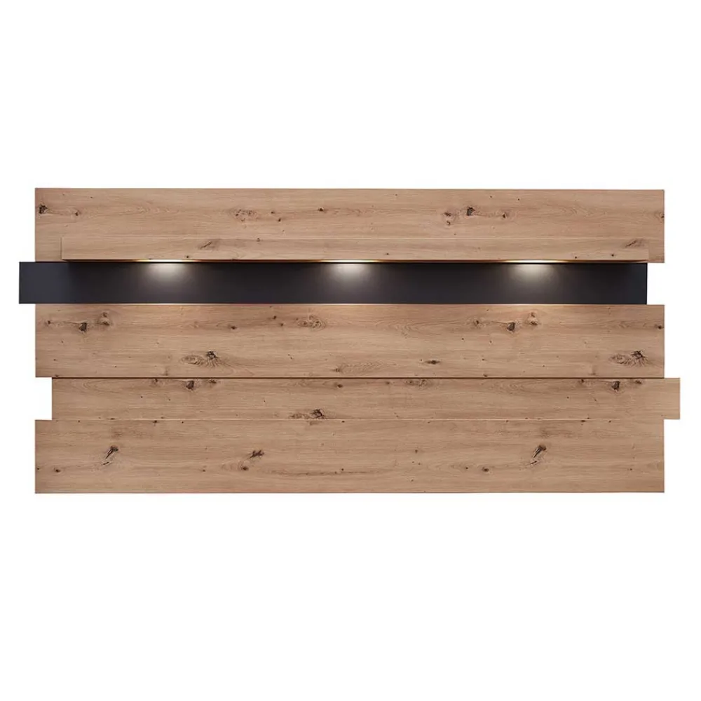 Wohnen Wohnzimmer TV Anbauwand in Wildeiche - Kuetra (dreiteilig)