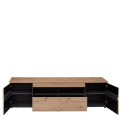 Wohnen Wohnzimmer TV Anbauwand in Wildeiche - Kuetra (dreiteilig)