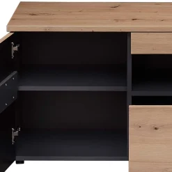 Wohnen Wohnzimmer TV Anbauwand in Wildeiche - Kuetra (dreiteilig)