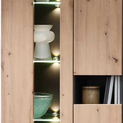 Wohnen Wohnzimmer TV Anbauwand in Wildeiche - Kuetra (dreiteilig)