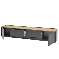 Wohnen Wohnzimmerschränke|Wohnwände*Wohnzimmer TV Anbauwand Kombi - Ahilav (dreiteilig)