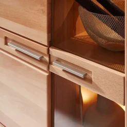 Wohnen Wohnzimmer TV Anbauwand Möbelset - Amyonta (vierteilig)