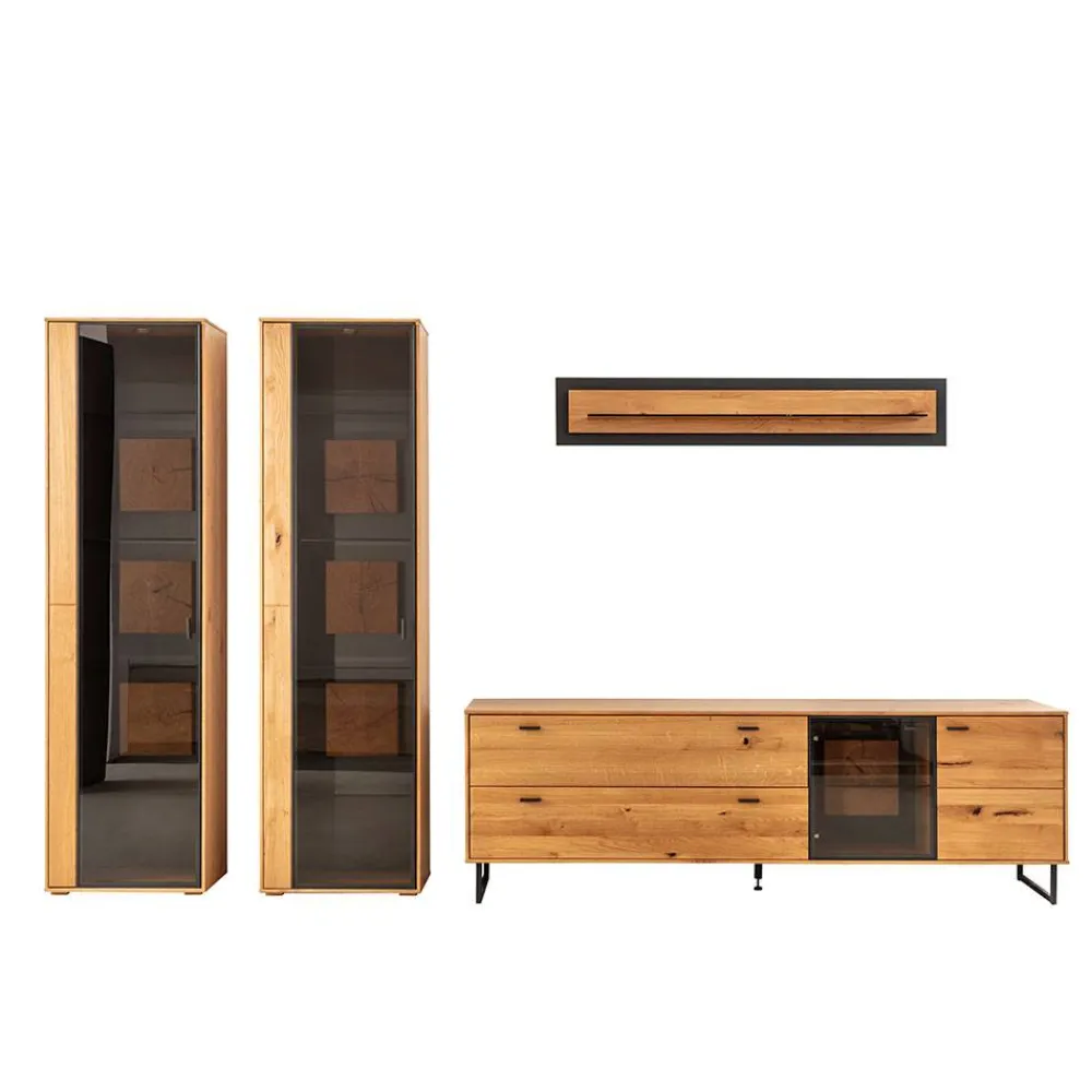 Wohnen Wohnzimmer TV Wohnwand modern - Drinidad (vierteilig)