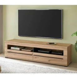 Wohnen Wohnwände|Wohnwand*Wohnzimmer TV-Möbel-Set in Eiche - Brocus (vierteilig)