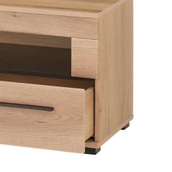 Wohnen Wohnwände|Wohnwand*Wohnzimmer TV-Möbel-Set in Eiche - Brocus (vierteilig)