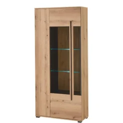 Wohnen Wohnwände|Wohnwand*Wohnzimmer TV-Möbel-Set in Eiche - Brocus (vierteilig)