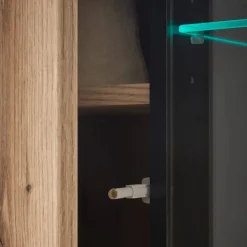 Wohnen Wohnwände|Wohnwand*Wohnzimmer TV-Möbel-Set in Eiche - Brocus (vierteilig)