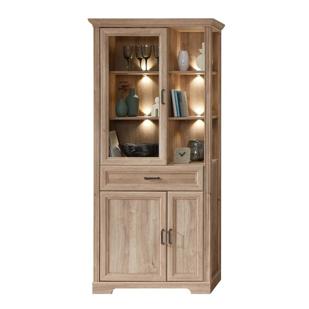 Wohnen Wohnzimmerschränke*Wohnzimmer Vitrine mit LED Beleuchtung - Barack