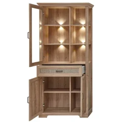 Wohnen Wohnzimmerschränke*Wohnzimmer Vitrine mit LED Beleuchtung - Barack