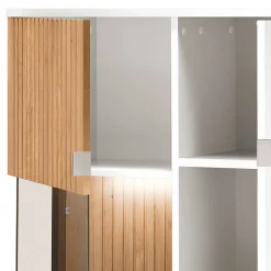 Wohnen Sideboards & Kommoden|Wohnzimmerschränke*Wohnzimmer Vitrinenschrank mit LED Beleuchtung - Miloris