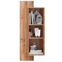 Wohnen Wohnzimmer Wandregal aus Wildeiche Massivholz - Holiday