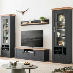 Wohnen Wohnzimmer Wohnwand - Landhaus modern - Lionel (vierteilig)