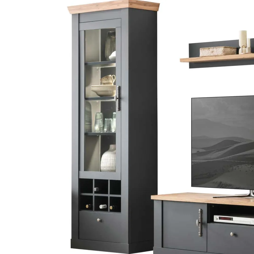 Wohnen Wohnzimmer Wohnwand - Landhaus modern - Lionel (vierteilig)