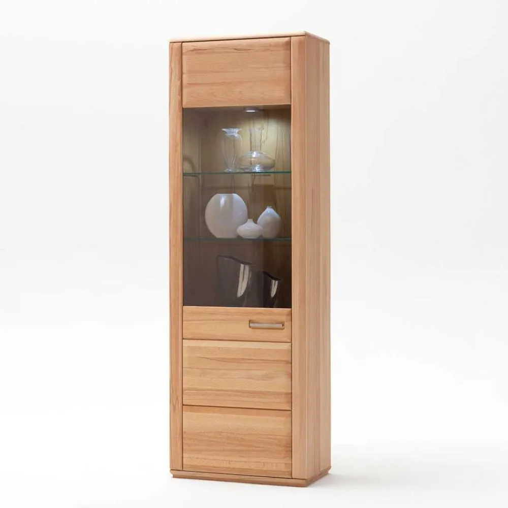 Wohnen Wohnzimmer Wohnwand Athias aus Kernbuche (vierteilig)