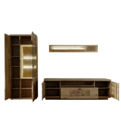 Wohnen Wohnzimmer Wohnwand in Asteiche Hell - Losiamos (dreiteilig)