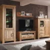 Wohnen Wohnzimmer Wohnwand Ladressa aus Wildeiche geölt und gewachst (vierteilig)