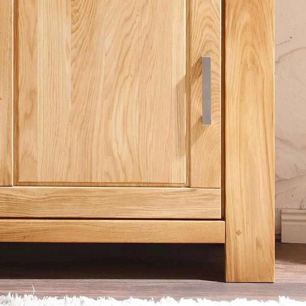 Wohnen Wohnzimmer Wohnwand Ladressa aus Wildeiche geölt und gewachst (vierteilig)