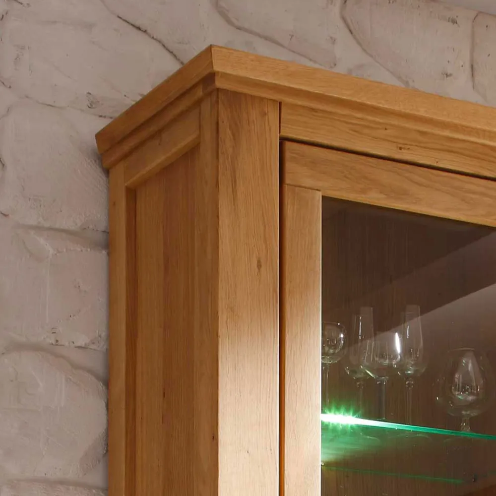 Wohnen Wohnzimmer Wohnwand Ladressa aus Wildeiche geölt und gewachst (vierteilig)