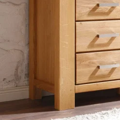 Wohnen Wohnzimmer Wohnwand Ladressa aus Wildeiche geölt und gewachst (vierteilig)