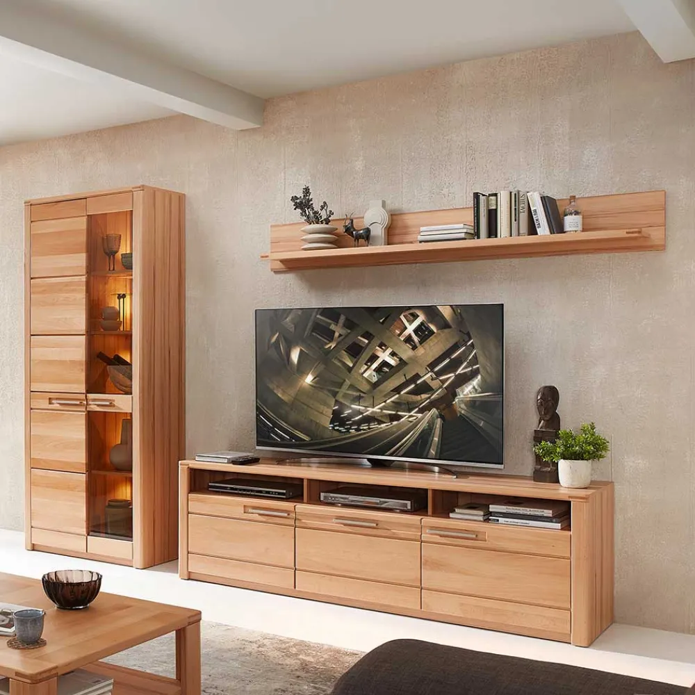 Wohnen Wohnzimmerschränke*Wohnzimmereinrichtung Set - Amyonta (dreiteilig)