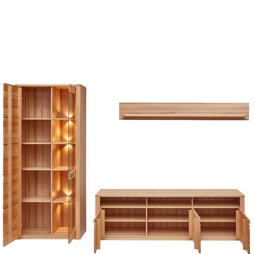 Wohnen Wohnzimmerschränke*Wohnzimmereinrichtung Set - Amyonta (dreiteilig)