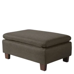 Wohnen Wohnzimmerhocker in Dunkelbraun - Faith