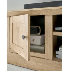 Wohnen Wohnwände|Wohnwand*Wohnzimmer-Landhausmöbel Set - Hengas (vierteilig)