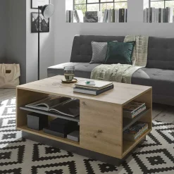 Wohnen Glasmöbel|Wohnzimmer Komplett*Wohnzimmermöbel inklusive Sofatisch - Lairian (sechsteilig)