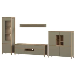 Wohnen Wohnzimmermöbel Kombi - Scandi Chic - Promo (vierteilig)