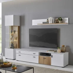 Wohnen Wohnzimmermöbel Kombi zweifarbig - Nenaloro (dreiteilig)